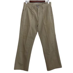 Patagonia Pants Mens 32 x 29 Beige Straight Leg Organic Cotton Canvas Workwear
